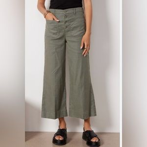Wide Leg Linen Blend Pants | Evereve